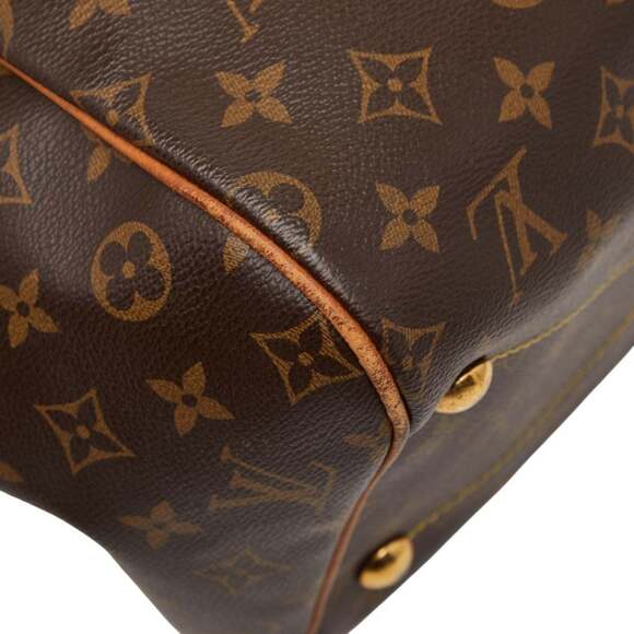LOUIS VUITTON Authentic Brown Monogram Leather Bag - Picture 7 of 13